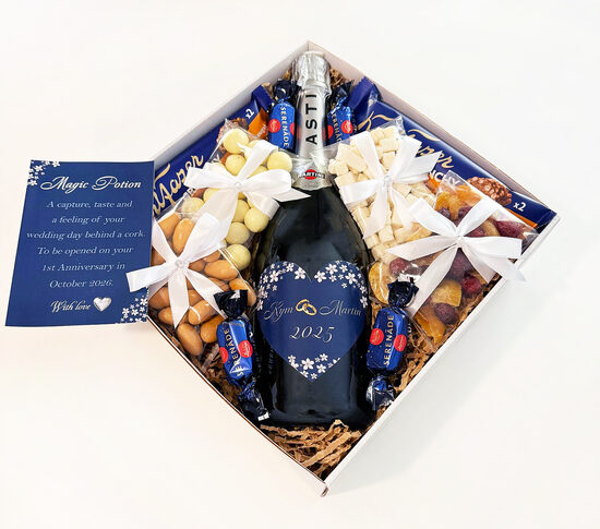 Tumši zila kāzu dāvana